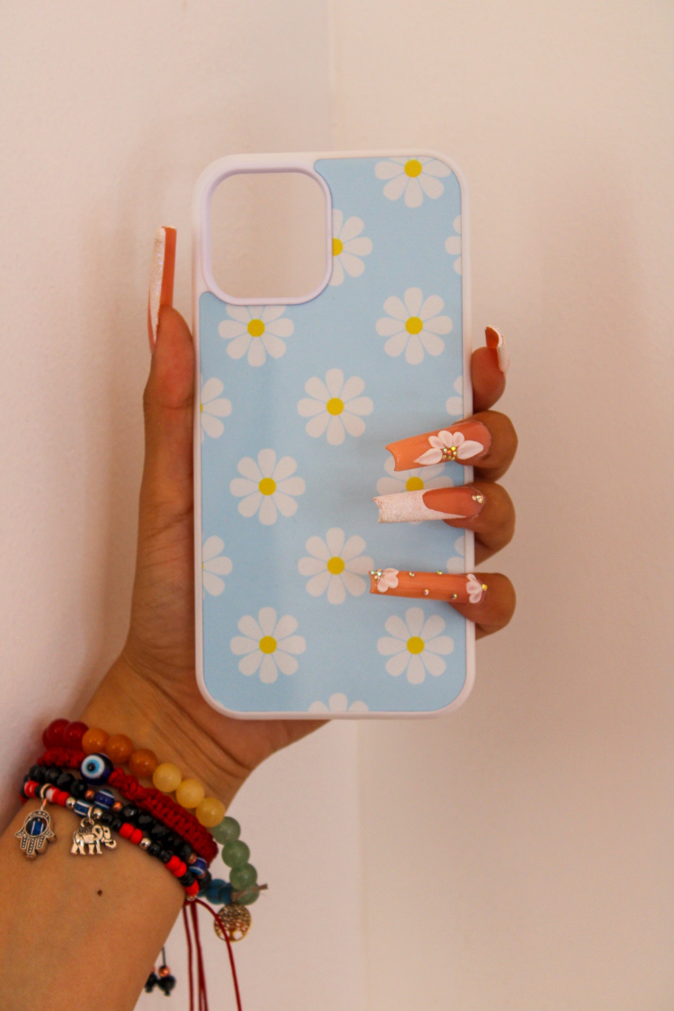 Blue And White Daisy's Phone Case