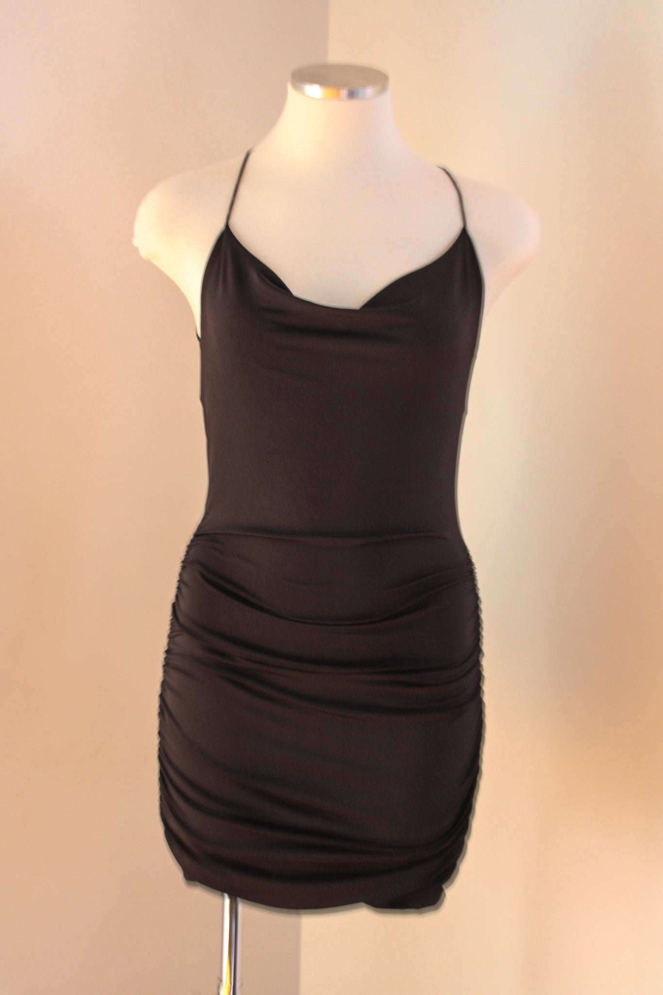 Cross Back Mini Dress