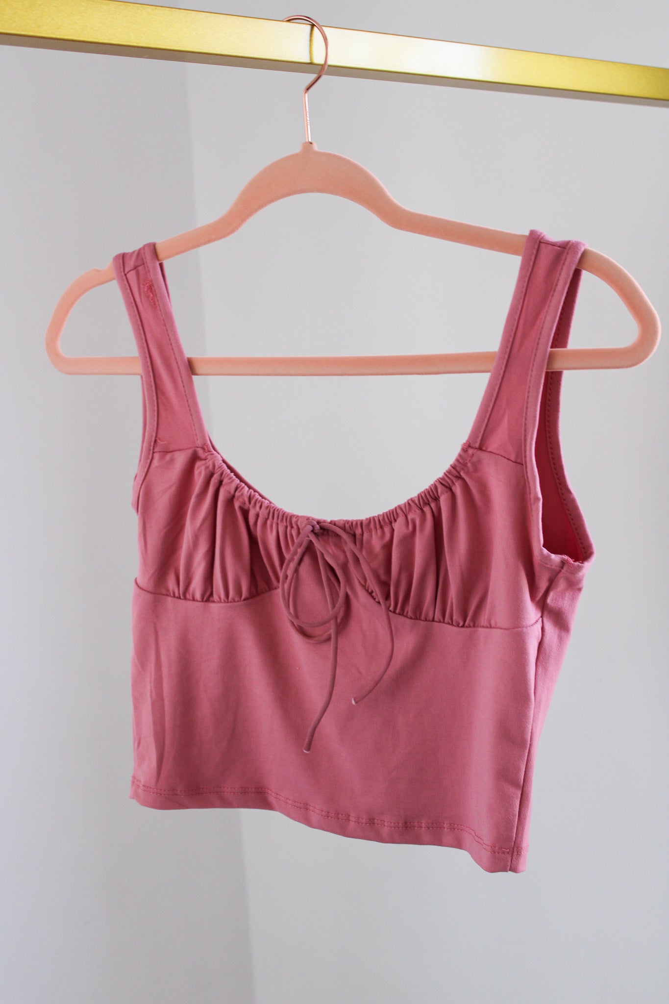Sleeveless Bow Tie Crop Top