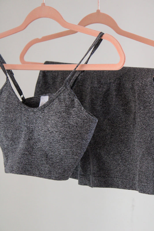 Sports Bra and Yoga Biker Short Set
