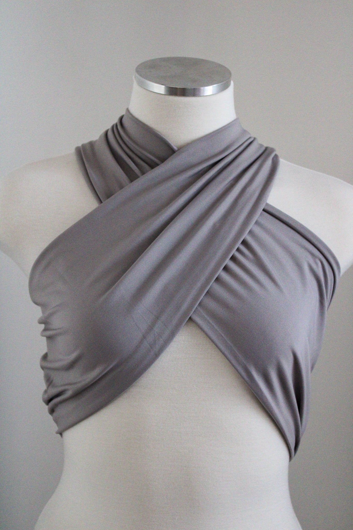 Gray Halter Wrap