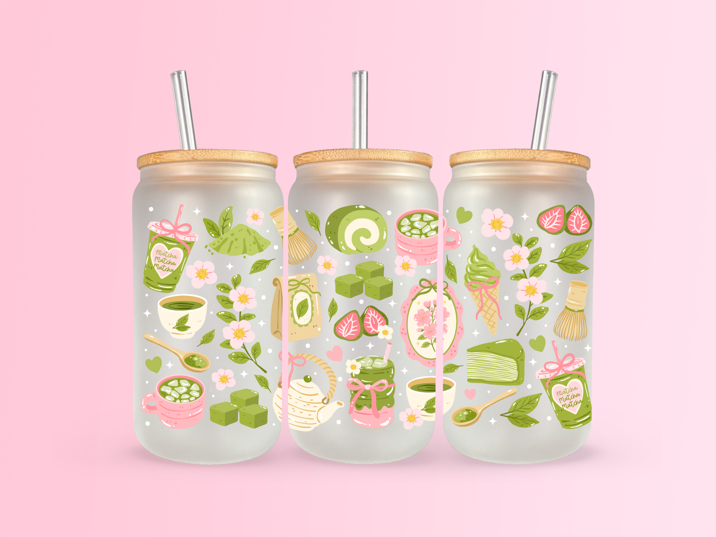 Matcha Lover Frosted 16oz Cup