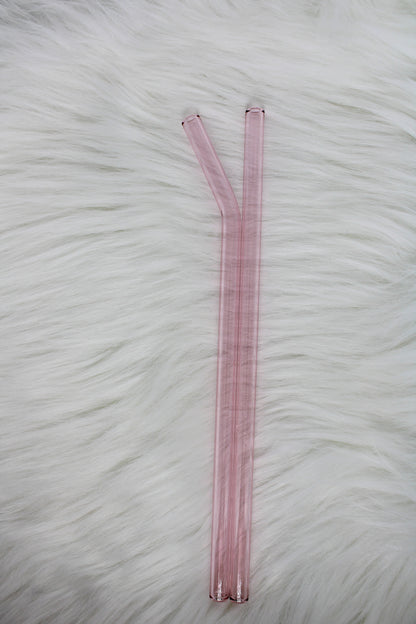 Pastel Glass Straw