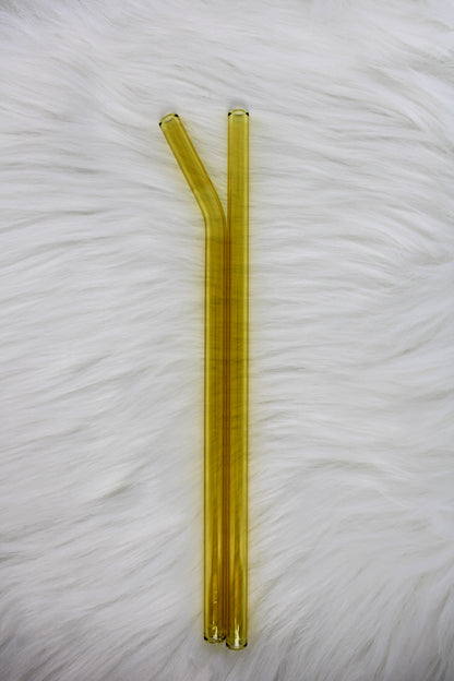 Pastel Glass Straw