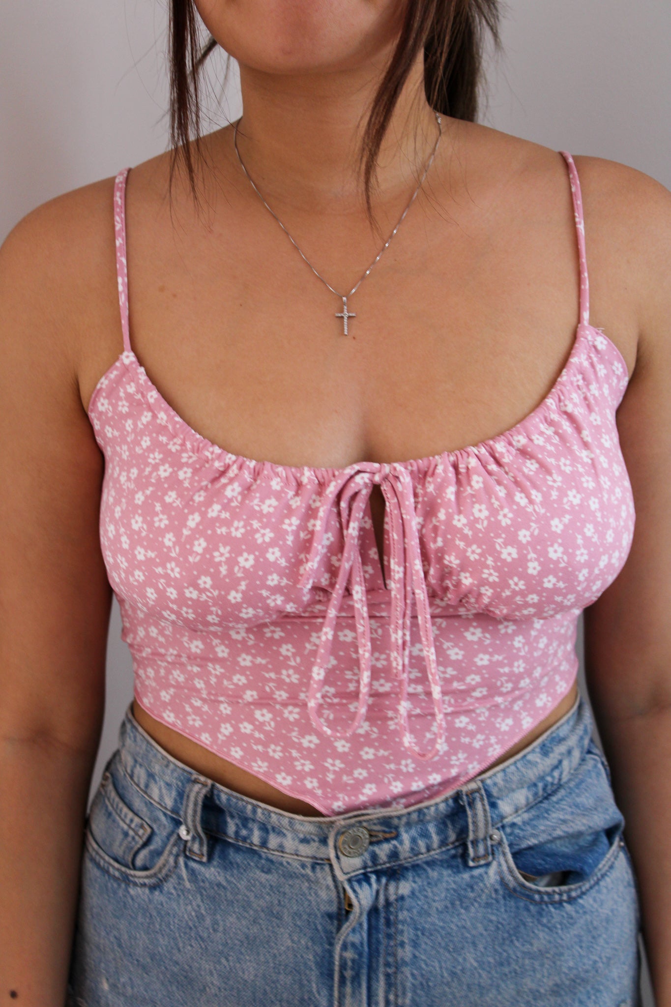Floral Cami Crop Top