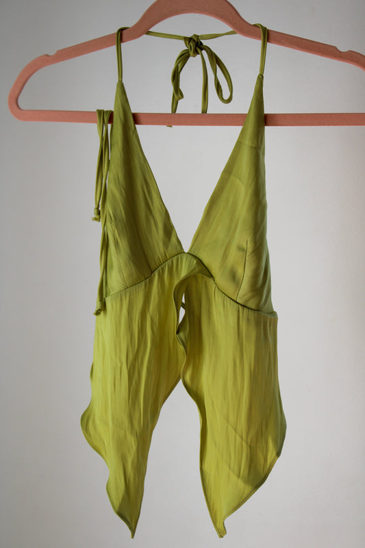 Light Green Butterfly Top