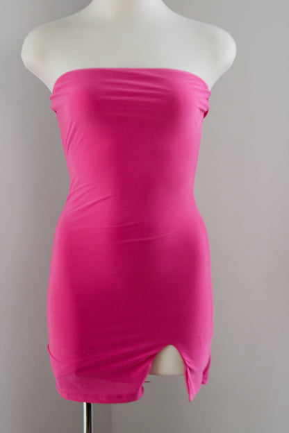 Hot Pink Mini Tube Dress