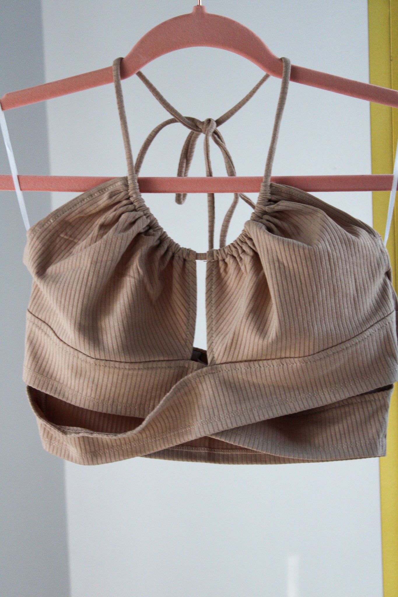 Khaki Halter Top