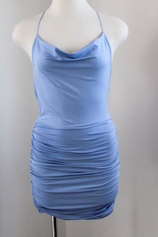 Cross Back Mini Dress