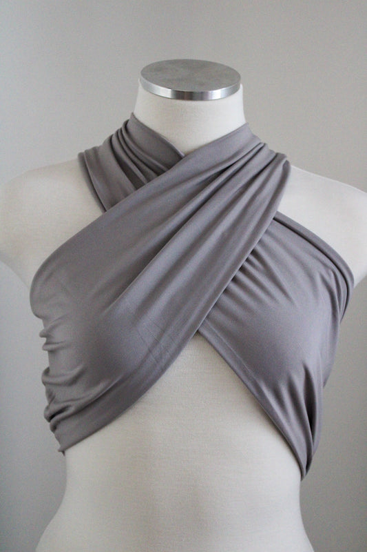 Gray Halter Wrap